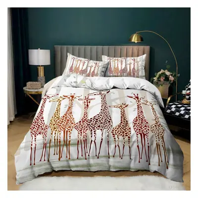 (Style 05, Double) giraffe Bedding Single Double King Duvet Cover UK