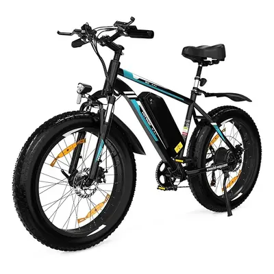 HITWAY BK15 Fat Tire E-Bike E Mountain Bike, 26" Speed