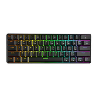 GK61 60% 61Keys Gateron Optical Axis RGB Mechanical Keyboard Type-c Programmable Gaming