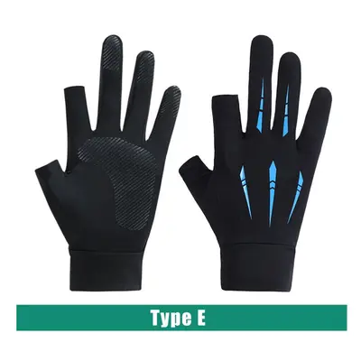 (Black Blue, Standard) Fishing Catching Gloves Protect Hand Professional Release Anti-slip Fish 