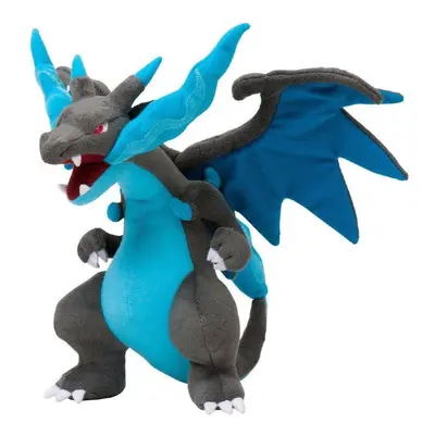 Pokemon Center Mega Charizard X Plush Toy Dragon Stuffed Doll Soft 10" US Stock