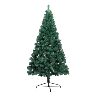 vidaXL Artificial Half Christmas Tree with Stand Green PVC Xmas Tree Unit