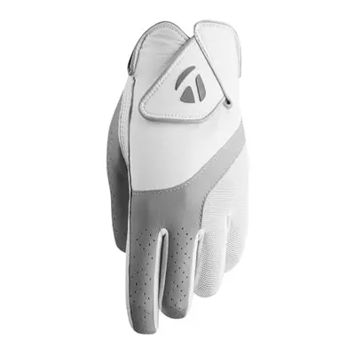 TaylorMade Kalea Women's Golf Glove White/Gray Worn on Left Hand Medium