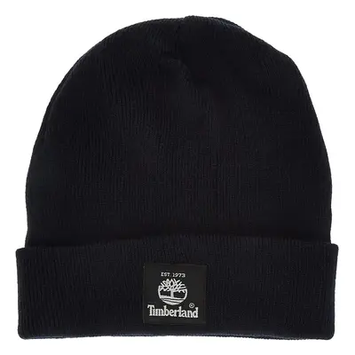 Timberland Short Watch Cap with Woven Label Dark Navy One Size