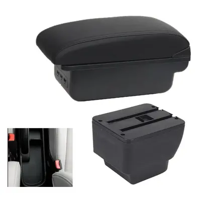 (black) For Mazda For Mazda Demio Car Car Armrest Box Retrofit Parts Storage Accessories Interio