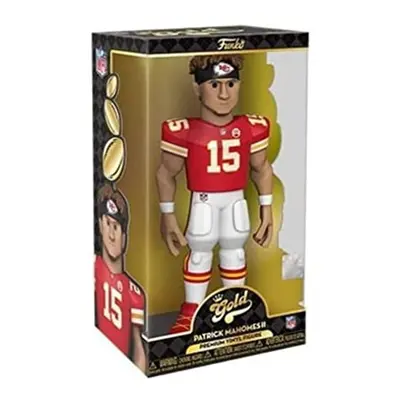 Gold 12" NFL: Chiefs - Patrick Mahomes - 1/6 Odds for Rare Chase Variant - Collectable Vinyl Act