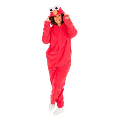 (Standard, Red) Sesame Street Unisex Adult Elmo Costume