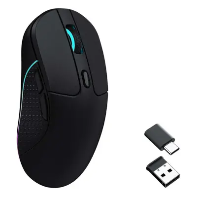 (Zwart) Keychron M3 2.4ghz Bluetooth Wireless Optical Mouse Type-c Wired Mice