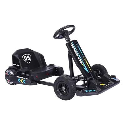 (Black) Renegade Edge 36V Lithium Childrens Ride On Electric Go Kart