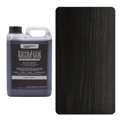 (5ltr, Black Ebony) Exterior Wood Dye - Traditional Colours