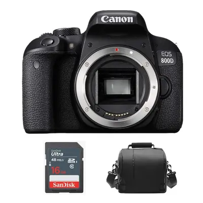 CANON EOS 800D Body + Bag + 16gb SD card