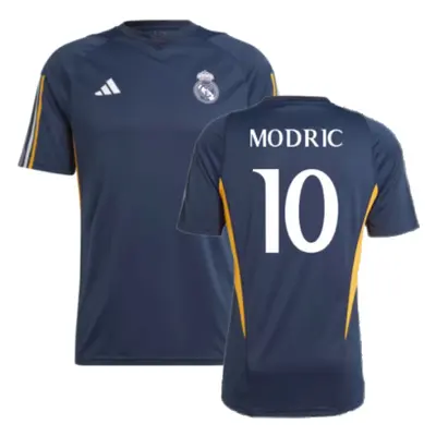 (XL) Real Madrid Training Shirt (Legend Ink) (Modric 10)