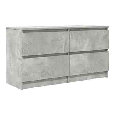 (concrete grey) vidaXL TV Cabinet Black 100x35x54 cm Engineered Wood tv stand tv sideboard