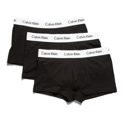 (M) CALVIN KLEIN U2664G-001 Men's Low Rise Trunks Stretch Cotton Pack CK Underwear