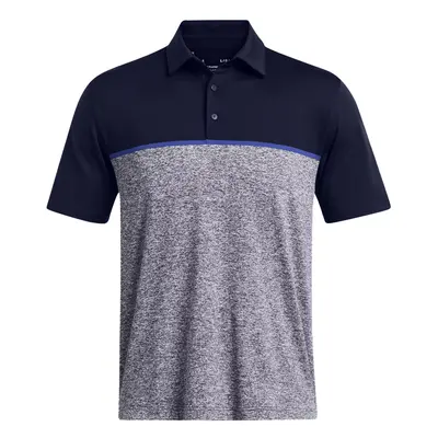 (XL, Midnight Navy/Royal Blue/Midnight Navy) Under Armour Mens Playoff 3.0 Stripe Polo Shirt