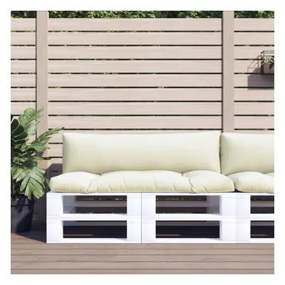 vidaXL Pallet Cushions pcs Cream Fabric