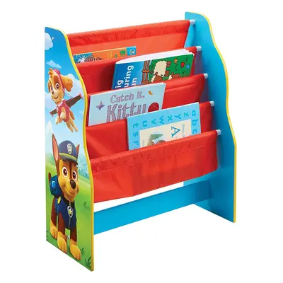 Paw Patrol Kids Sling Bookcase - Bedroom Storage by HelloHome - Everest, Chase, Marshall, Skye, 