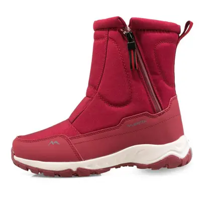 (dark red, 36) Women&apos;s Outdoor Winter New Snow Boots Thickened Warm Snow Shoes Anti Slip Wa