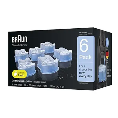 Braun Clean & Renew Refill Cartridges, Count, Pack of