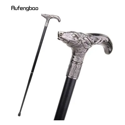 (multicolor) Sliver Sika Deer Head Walking Cane Fashion Decorative Walking Stick Gentleman Elega