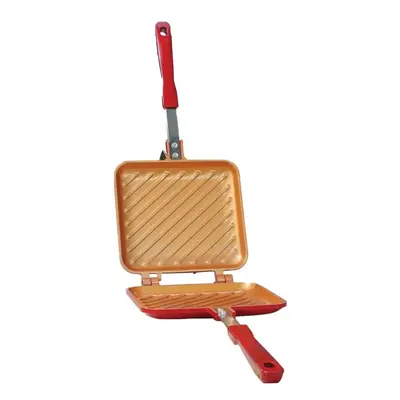 Red Copper Sandwich Maker Flipwich Steel Red Sandwich Iron Maker Grill Pan