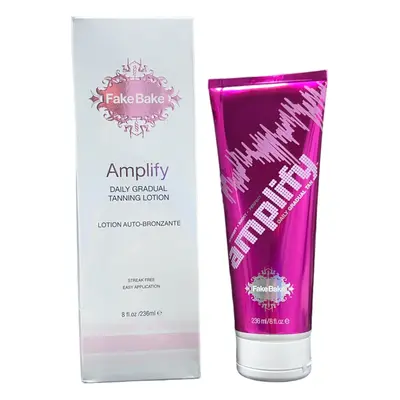 Fake Bake Amplify Daily Gradual Tan Lotion Self Tanner Oz