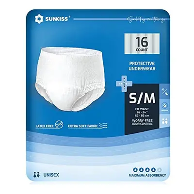 SUNKISS TrustPlus Incontinence and Postpartum Underwear for Men and Women, Disposable Protective