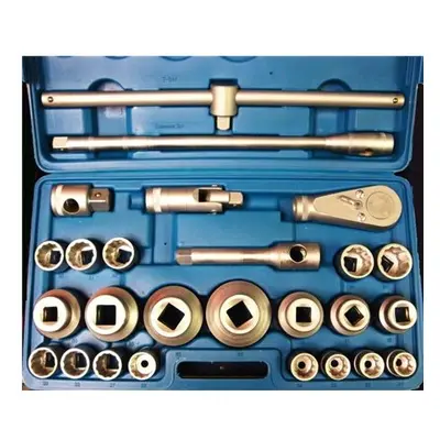 Toolzone 26pc 3/4" & 1" Socket Set - 26pc 1 Inch Drive Ratchet Extension - pc 1 inch drive ratch