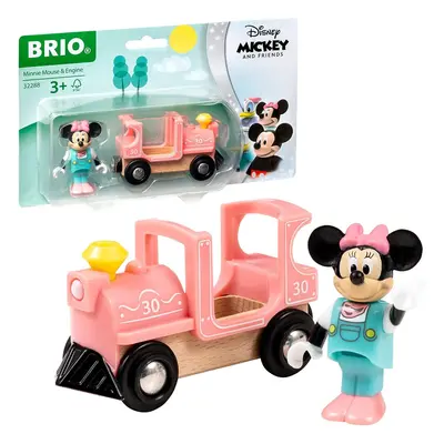 BRIO - Disney Minnie Mouse & Engine Train For Kids Age Years Up - Compatible with all BRIO Railw