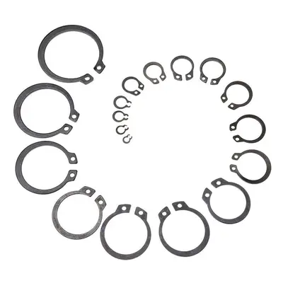 300Pcs Heat Treated Carbon Steel C-Clip Retaining Rings Circlip Snap Ring Set 9-32mm