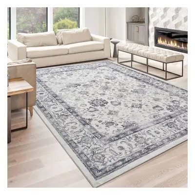 (200 x cm (6 ft in x ft 5in), Serene) Traditional Large Rugs Indoor Outdoor Rug Carpets & Mats