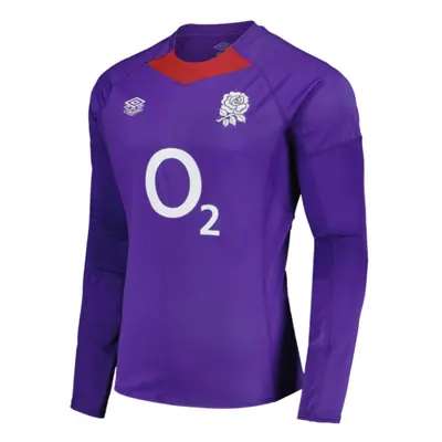 (M) England Rugby Contact Drill Top (Violet)