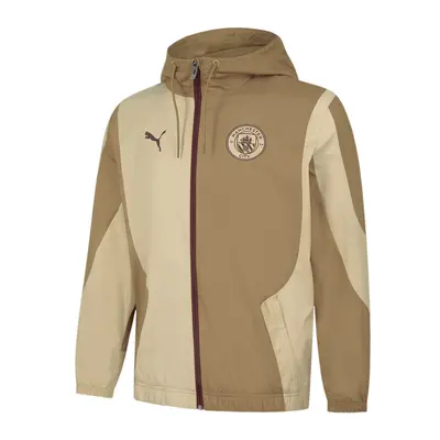 (S) Man City Prematch Woven Jacket (Toasted)