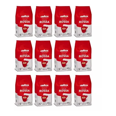 12 x Lavazza Qualita Rossa Coffee Beans - 1kg (Pack of 12)