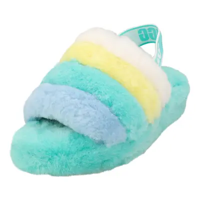 (6) UGG Fluff Yeah Slide Womens Slippers Sandals in Multicolour