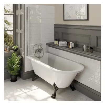 Freestanding 1500mm Bath Tub Traditional Single Ended Bathroom Dragon Feet