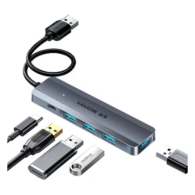 USB3.1 Splitter High-speed Gen2 Ports Expansion Dock Hub USB Hub 0.25M Length for PC Laptop