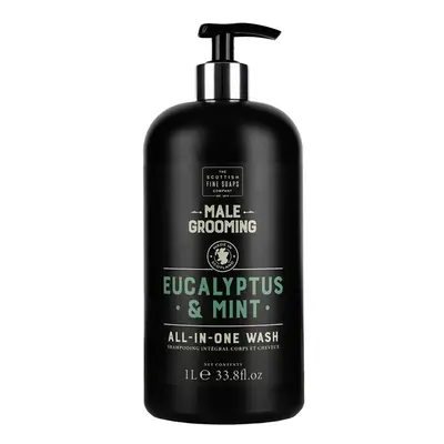 Eucalyptus & Mint All in One Wash 1-Litre Men's Grooming by Scottish Fine Soaps