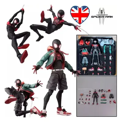 Spiderman Miles Morales PVC Action Figure Toy Across the Spider-Verse Collection