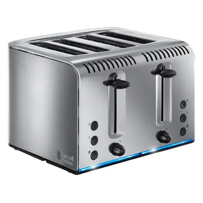 4 Slice Buckingham Toaster with Fast toast technology - (Blue light strip indicates toasting,Pol