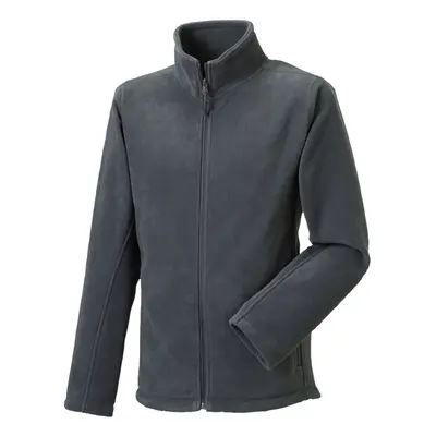 (XS, Convoy Grey) Russell Mens Outdoor Full Zip Fleece Jacket