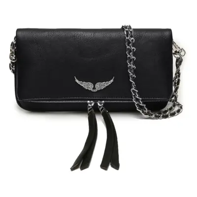 Zadig&voltaire Chain Shoulder Purse For Women Soft Leather Quilted Fashion Message Crossbody Bag