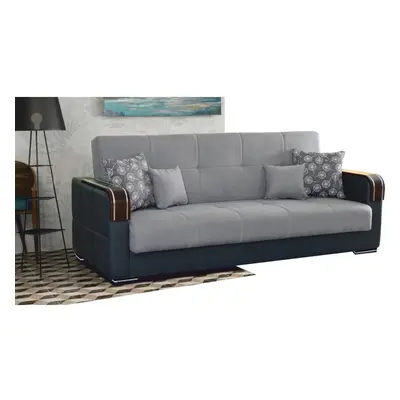 (Grey , Seater ) MN FURNITURE Luxury Malta Ottoman Storage sofa Bed