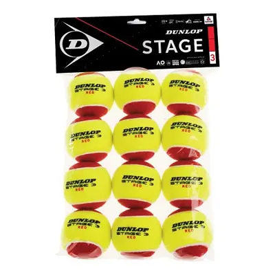 Tennis Ball Stage Red - for Kids and Beginners on Small Court (1 x Polybag)