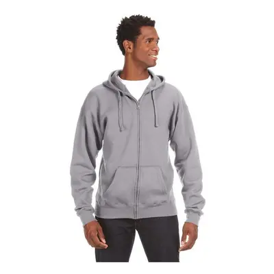 Adult Premium Full-Zip Fleece Hooded Sweatshirt - OXFORD - S(D0102H783U2)