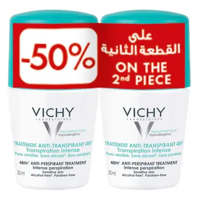 Vichy Deo 48H Intensive Anti-Perspirant Treatment Roll-On 50ml