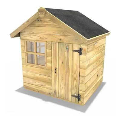 (Owl) Rebo Orchard 4ft x 4ft Childrens Wooden Garden Playhouse