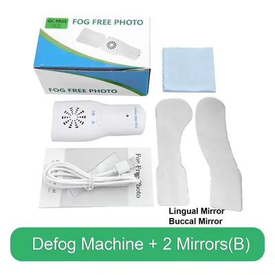 (as the picture, Host With Mirror B) Dental Automatic Defogging Mirrors Oral Photography Orthodo