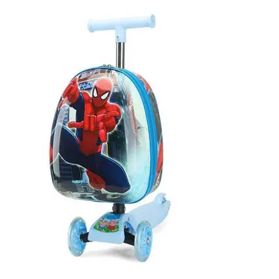 (Flash wheel 8) New cute suitcase scooter children's inches