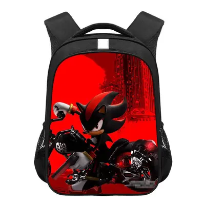 (27) Sonic Kids Student School Bag Reflective Strip Outdoor Travel Bag